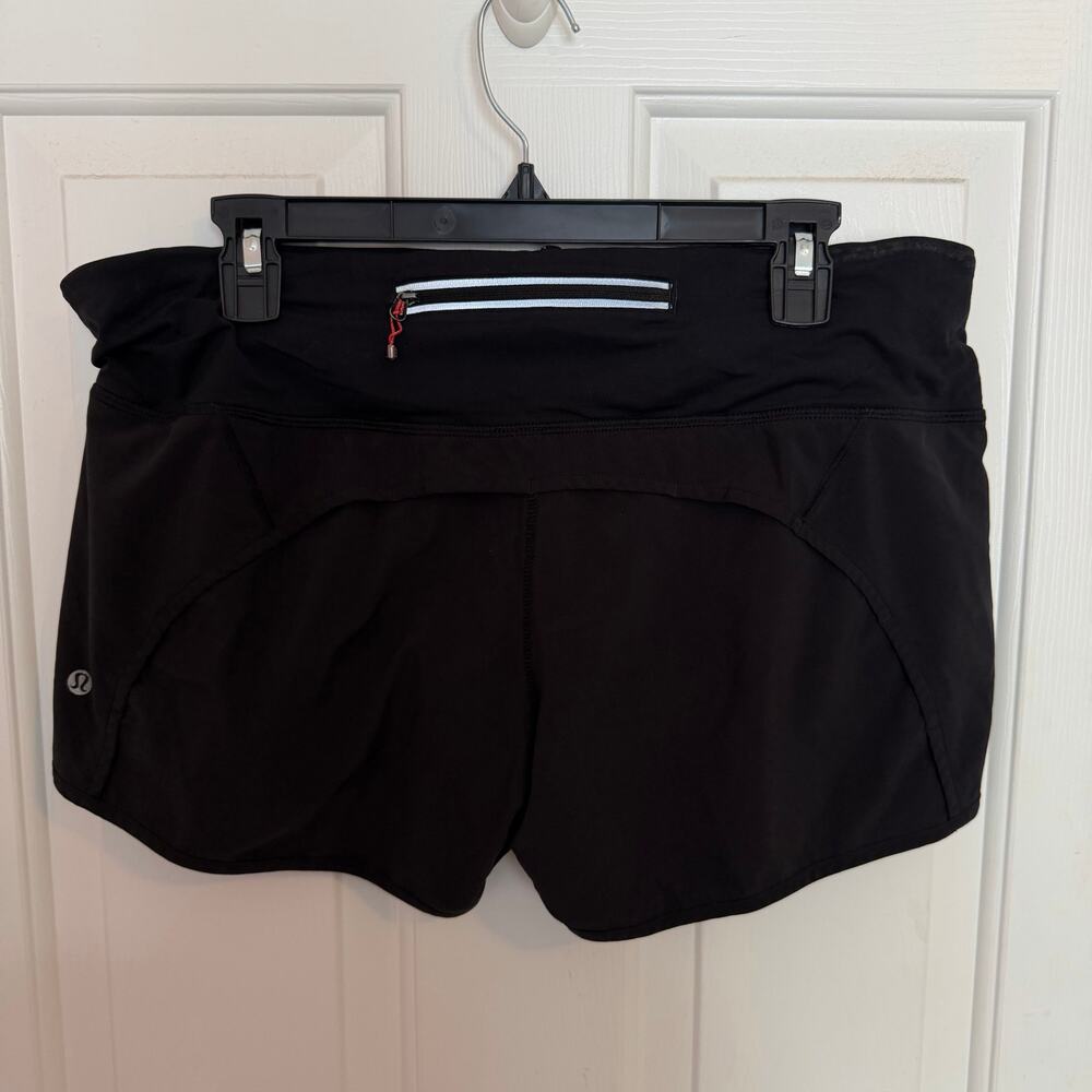 Lululemon Black Speed Running Shorts Women's 10
